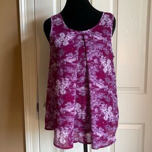 JUICY COUTURE Sequin Abstract Blouse